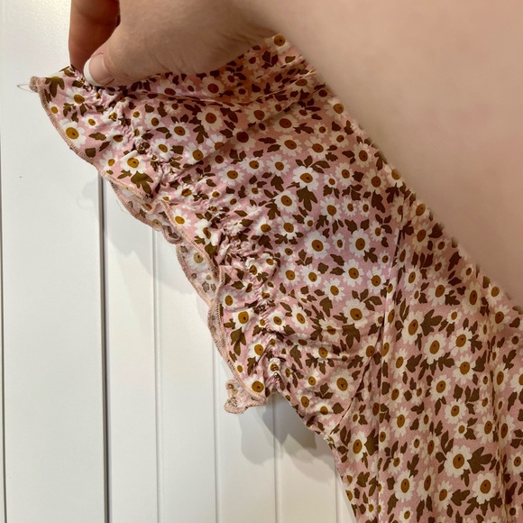 Celkuser Pink Floral Midi Dress - Picture 3 of 6